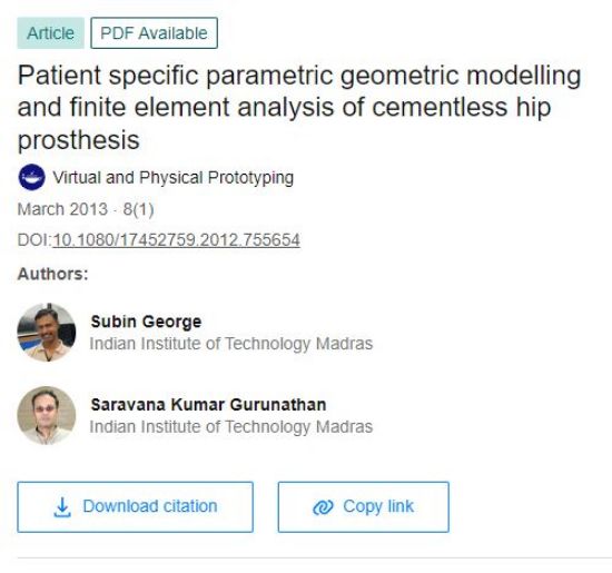 Cadify pilot of implant