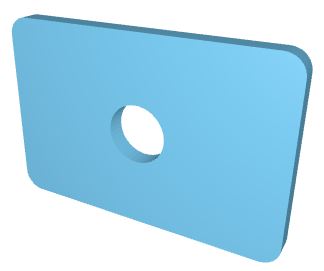 2 Baseplate center hole